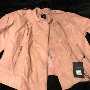Faux leather jacket